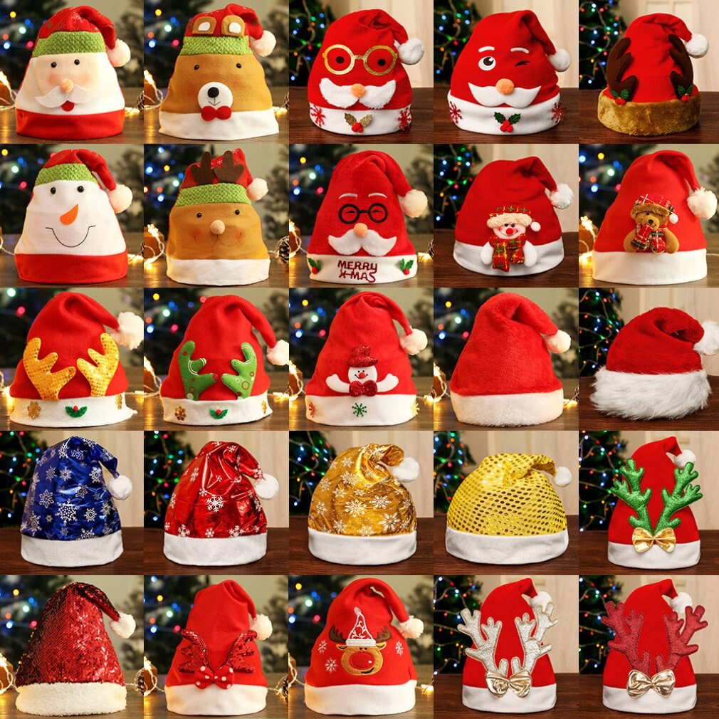 Christmas Decorations Christmas Hat Fancy Dress Cosplay Props Party Accessories Cartoon Christmas