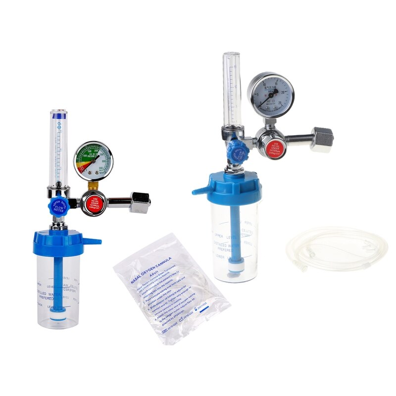 Oxygen Pressure Regulator G5/8" O2 Pressure Reducer Gauge Meter Flow Gauge Gas Regulator G5/8