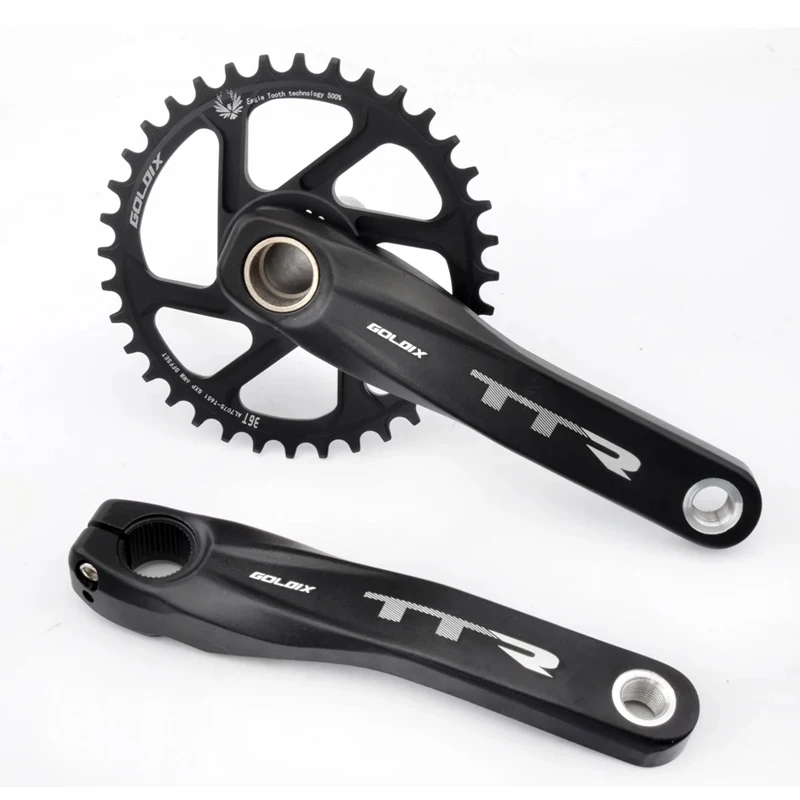 GOLDIX para plato de bicicleta de 3 clavos 0/3/6mm Offset 30/32/34/36/38T rueda de cadena de bicicleta MTB para XX1 X9 XO X01 G X NX Direct Mo