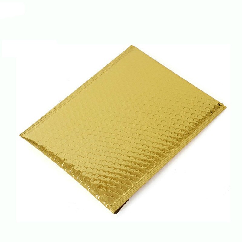 10pc 18*23cm Packaging Bubble Mailers gold paper Padded Envelopes Bag Bubble Mailing Envelope Bag Wrapping Storage