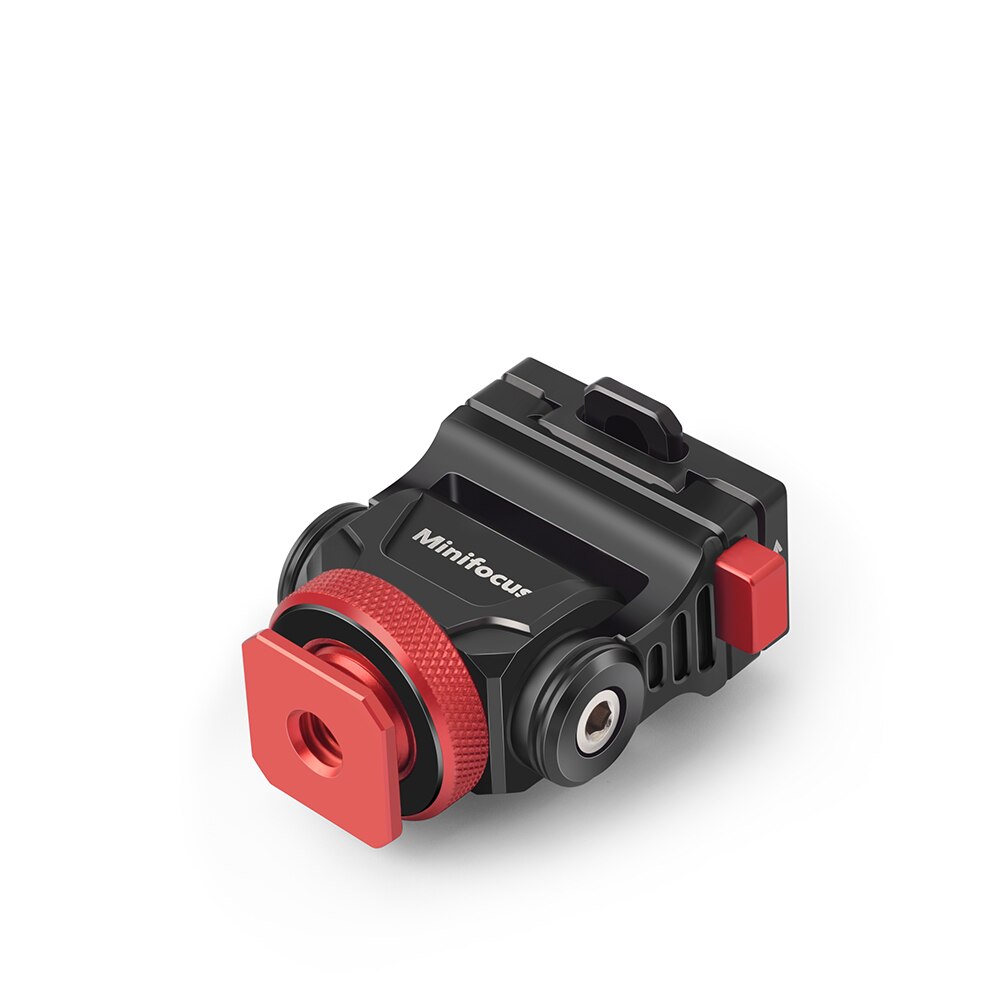 Quick Release Monitor Mount Angle Adjustable Camera Cold Shoe Monitor Bracket 1/4" Slide Plate Video Shooting Accessories