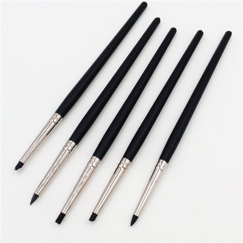 8 Types Clay Tools Pottery Sculpting Tools Poterie Carving sculpture Tool Sculp Nail Art Craft Cake Oils Engraving Rubber Pens