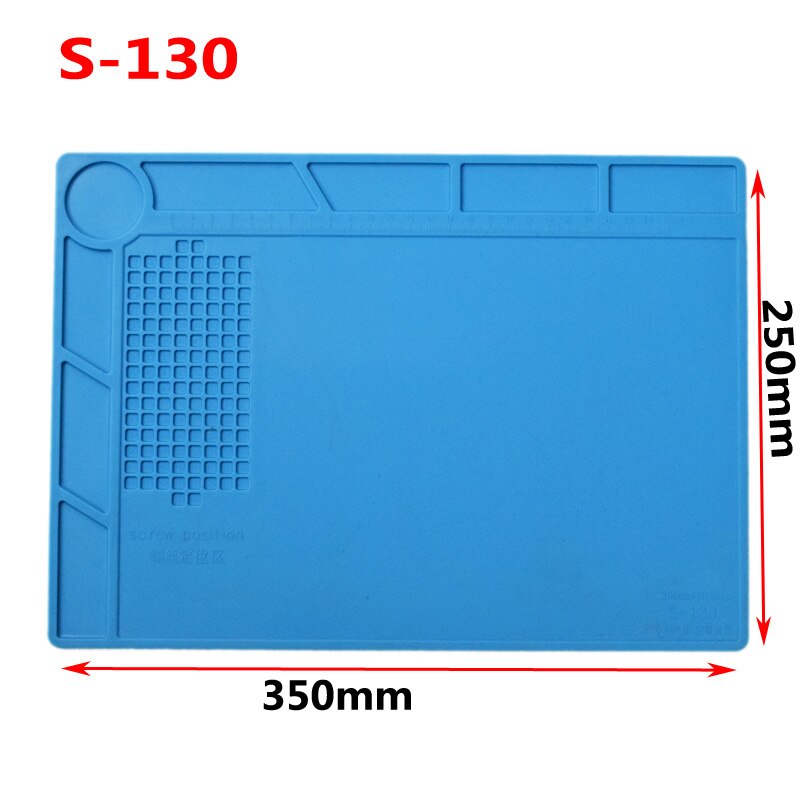 Eruntop ESD Heat Insulation Soldering Working Mat With magnet Silicone insulation pad High temperature resistance welding Mat