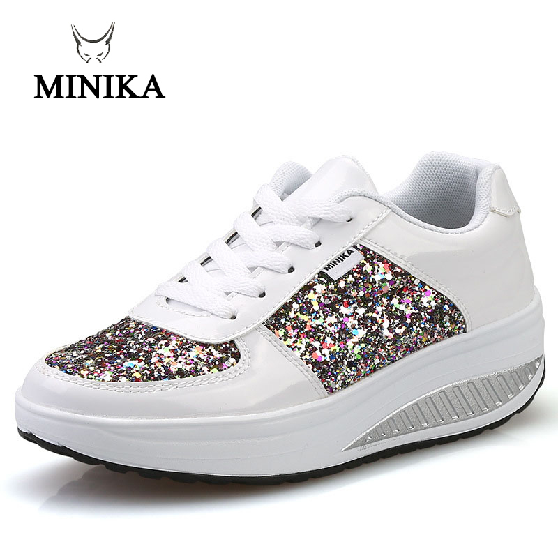 Winter High Increasing Shake Shoe Women Sapato De Fitness Shoes Zapatos De Mujer Hard-wearing Sport Sneakers Sapatos