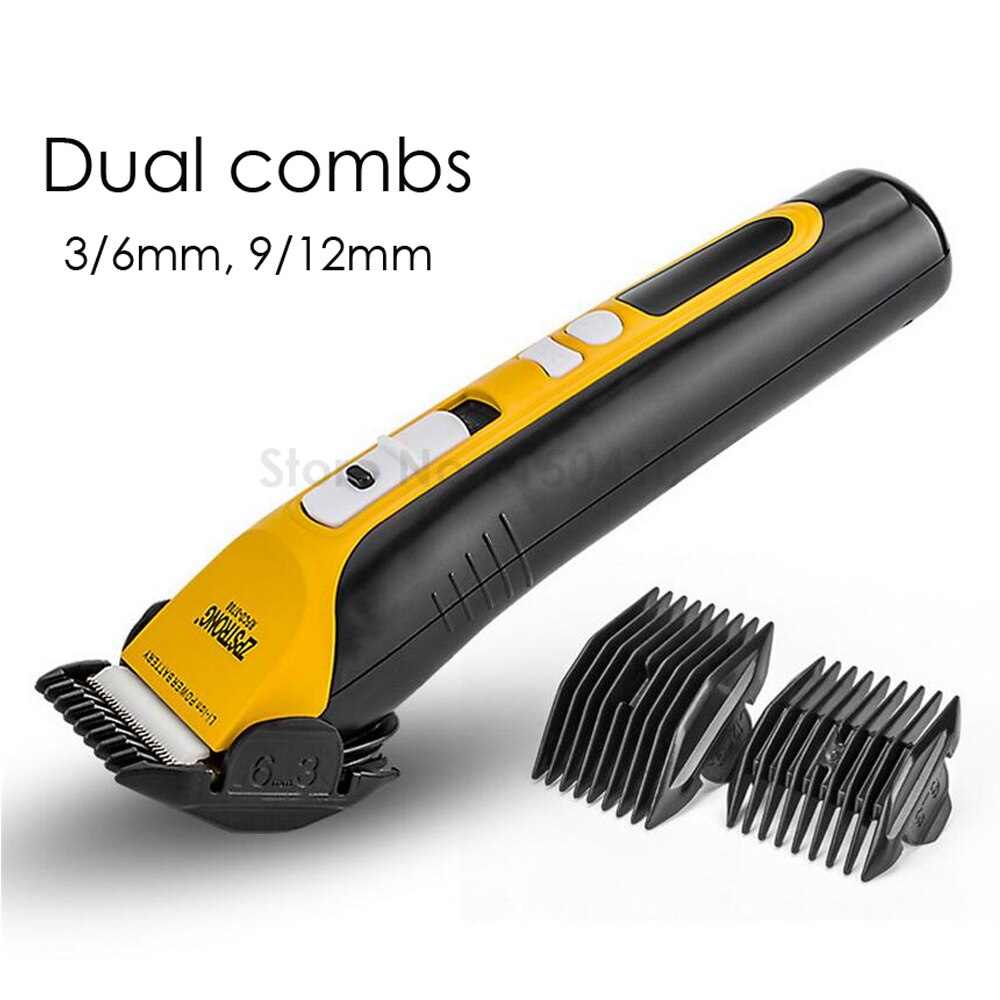 Electric Hair Clipper 25W Rechargeable Hair Trimmer for Men Baby Salon Hair Cutting Machine LED Display 110-220V