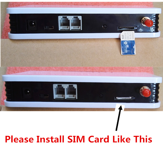 Gsm fast trådløs terminal forbinder stationære telefoner eller telefonlinje pstn alarmsystem ved at indsætte sim -kort for at foretage opkald