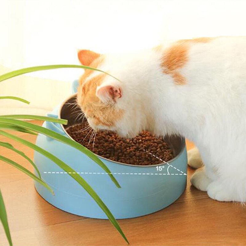 Potrójna miska dla kotów produkty dla zwierząt płynna karma dla kotów podajnik podniesiona miska dla psa ceramiczna dla małych psów miska dla psa s ze stojakiem Kot zwierzę domowe