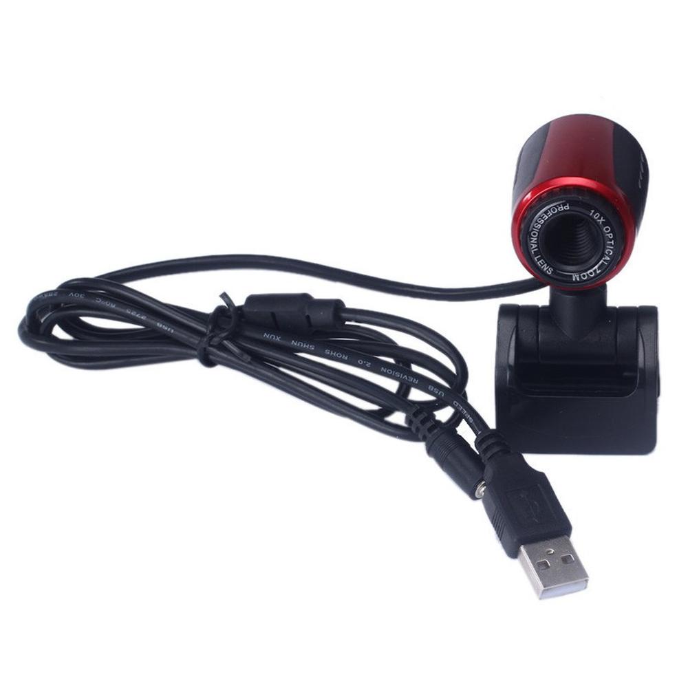 HD Webcam Camera USB 2.0 50.0M Web Cam With CD Driver Microphone MIC For Computer PC Laptop A847 Black