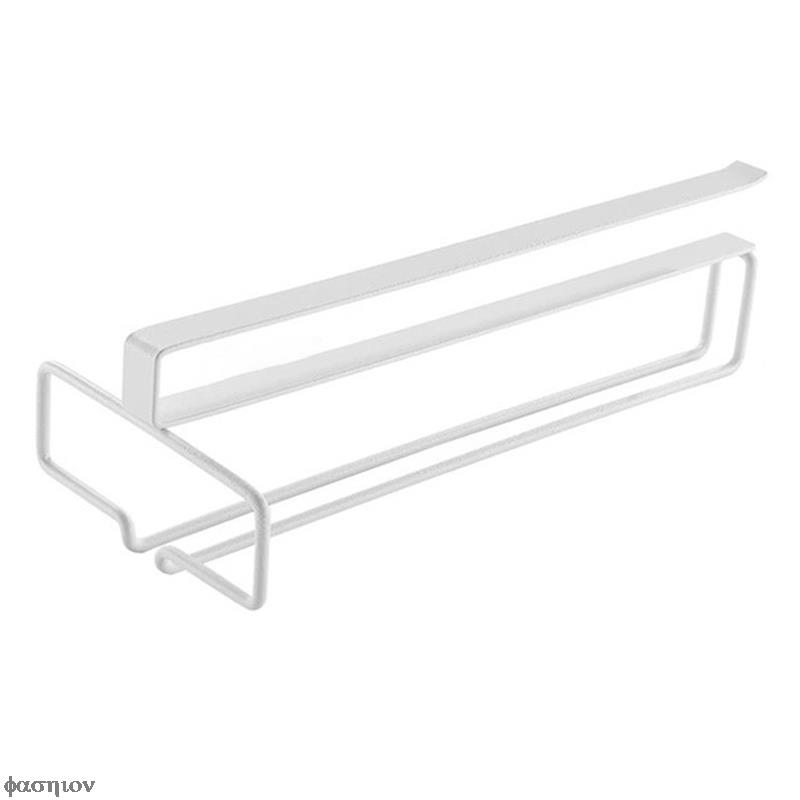 Wine Glass Holder Hanging Iron Rack Stemware Inverted Storage Shelf Champagne Goblet Cup Under Cupboard: HG50421WT