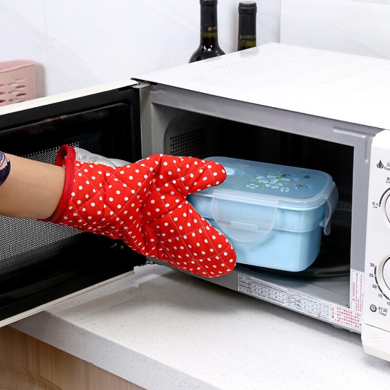 1Pc Oven Mitts Kitchen Gloves Cooking Microwave Gloves Baking Bbq Oven Potholders Oven Mitts Insulation Mat Baking Kitchen Tools