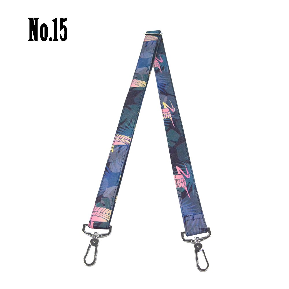 Tanqu 1 stycke mjukt blommigt handtag med justerbart längd med spänne för klassiska mini obag handtag för o väska för handväska dam & #39 ;s väskor: No 15