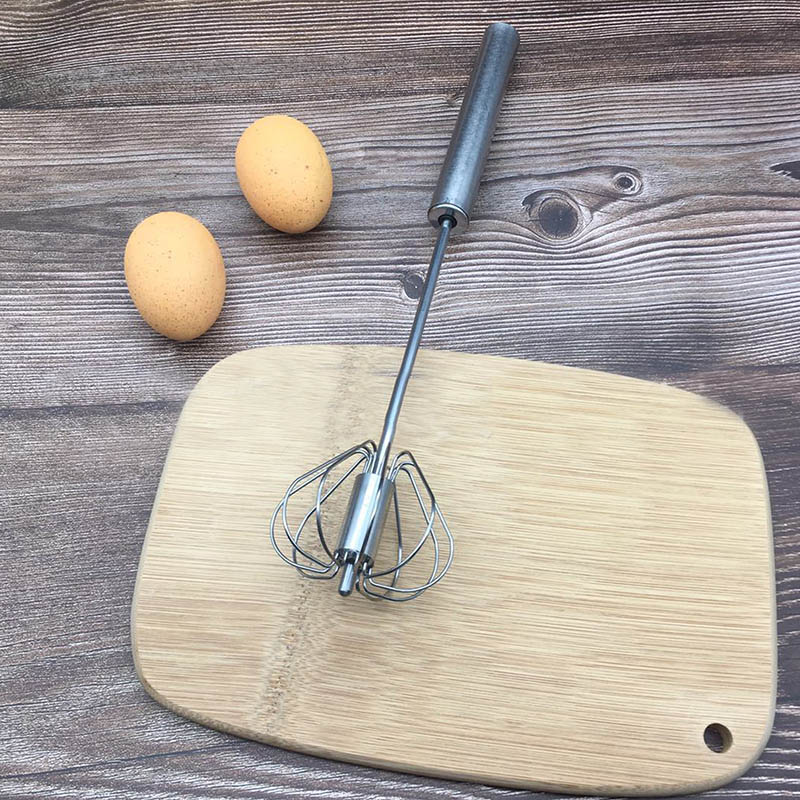 1Stck DIY Backen Halbautomatische Rührgerät 430 Edelstahl 12/14/16 Zoll Schneebesen Manuell Drücken Sie Typ Schneebesen Rührgerät Ei Werkzeuge