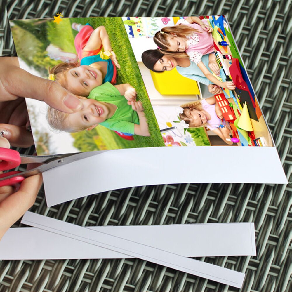10 stk/parti  a4 magnetiske inkjet printark fotopapir mat finish magnetisk printpapir køleskab køleskab mærkat klistermærker