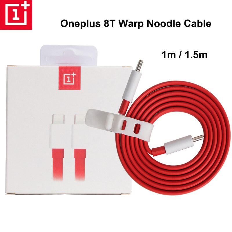 Originele Oneplus Warp Kabel 65W 1M/1.5M Noodle Usb Type C Naar Usb C Snel Opladen data Kabel Voor Oneplus 8T 9 Pro 5G Nord 2 N100