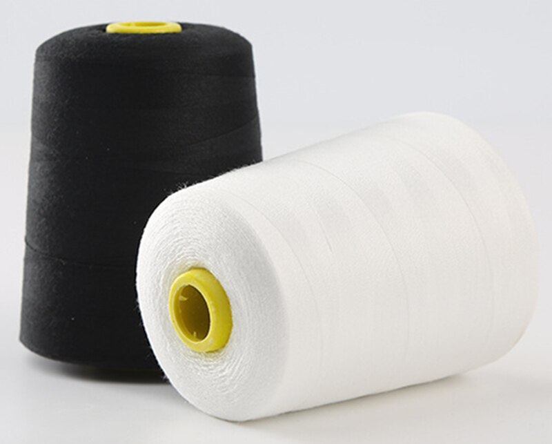 5000yards/roll 40s/3 Black White Sewing Thread Polyester Thread Set Strong And Durable Sewing Threads For Hand Machines