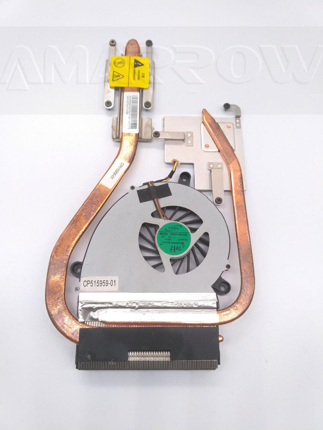 Originele Laptop Cpu Cooling Heatsink Fan Voor Fujitsu AH531 CP515959-01 CP515956-01: heatsink and fan