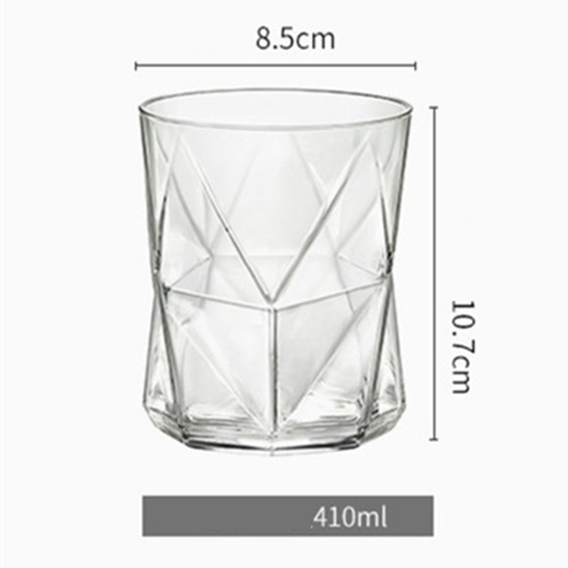 320/480ml whiskyglas skotsk glas bourbon sten glasformet krystalklart glas til vinbar club party: 410