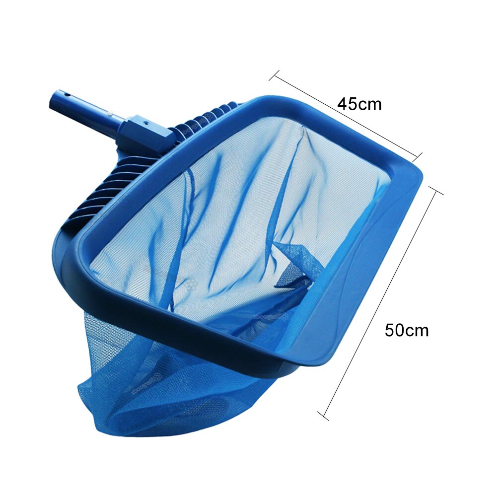 ! 50cm tålig plast sopblad kratta finmaskigt nätskimmer pool nät damm spa rengöringsverktyg set för
