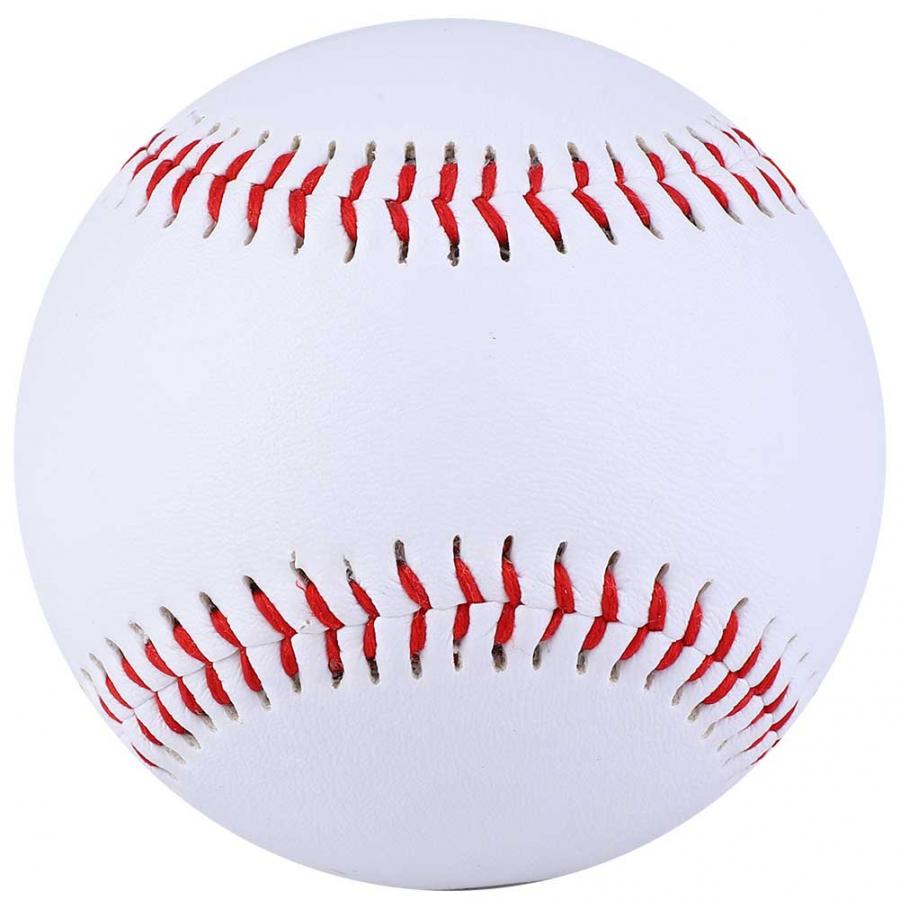 Pelota de entrenamiento de béisbol de 9 pulgadas, Base blanca duradera, práctica de béisbol, juego equipo deportivo de Softball de PVC para accesorios deportivos
