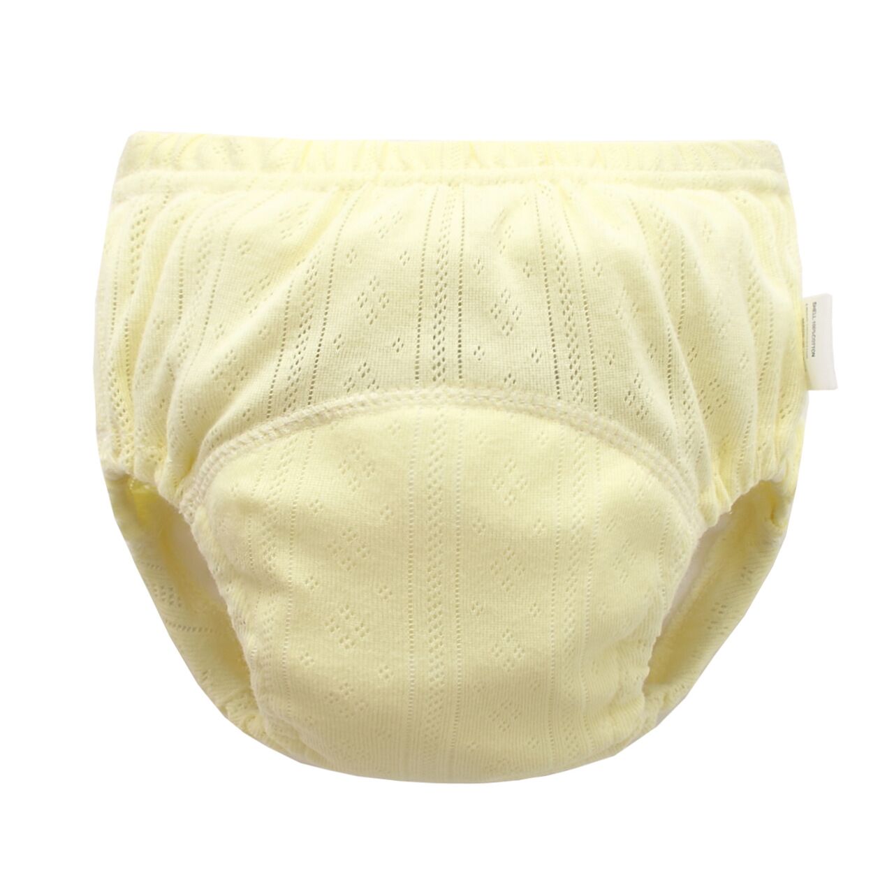 Couches culotte de bébé en coton, réutilisable, doux, lavable, pour nourrissons, sous vêtements d&#39;entrainements: yellow / 100(6-15monthkg)