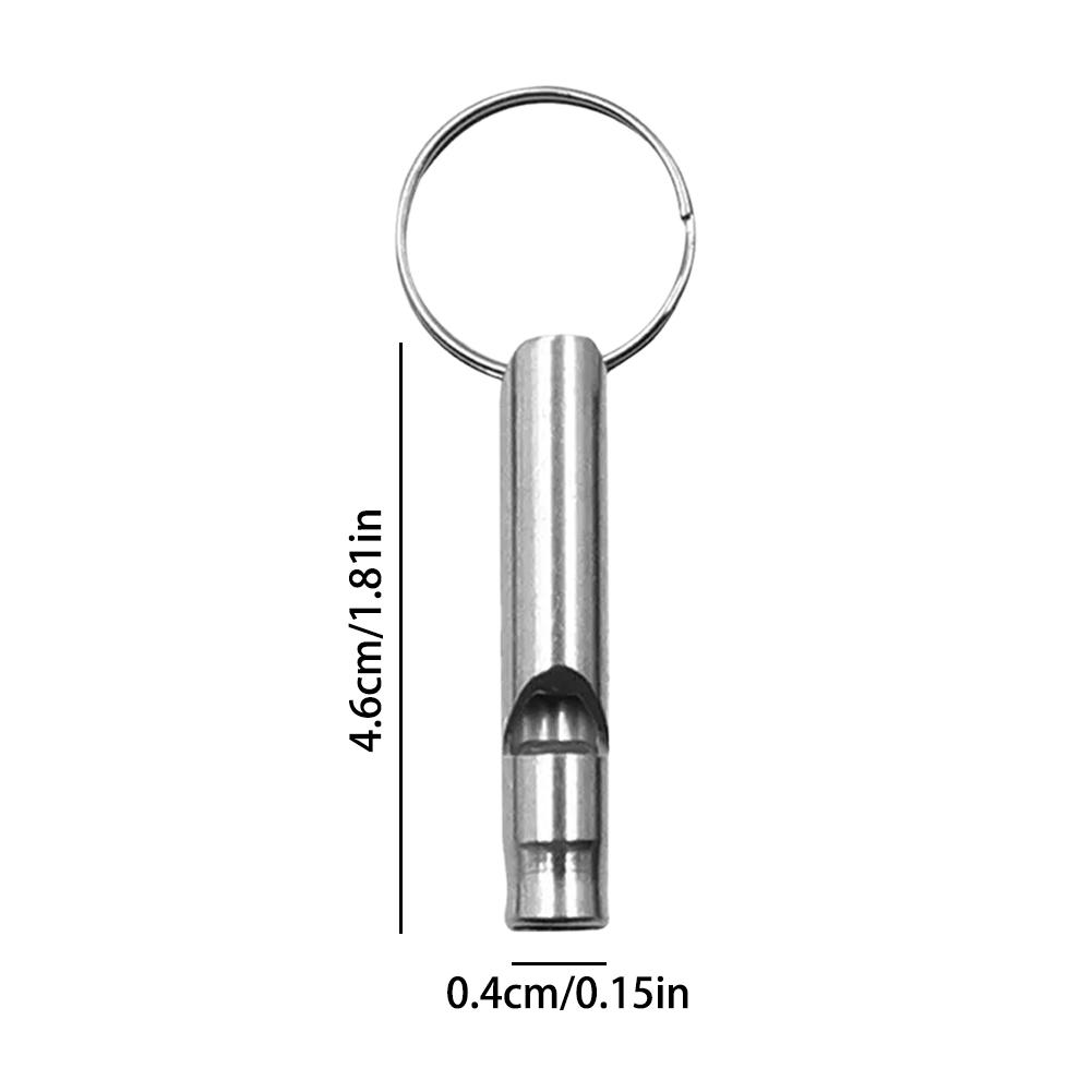 Mini Size Whistles Pendant Outdoor Multifunction Whistle Keychain Outdoor Survival Emergency Call Tools Metal Whistle Keyring