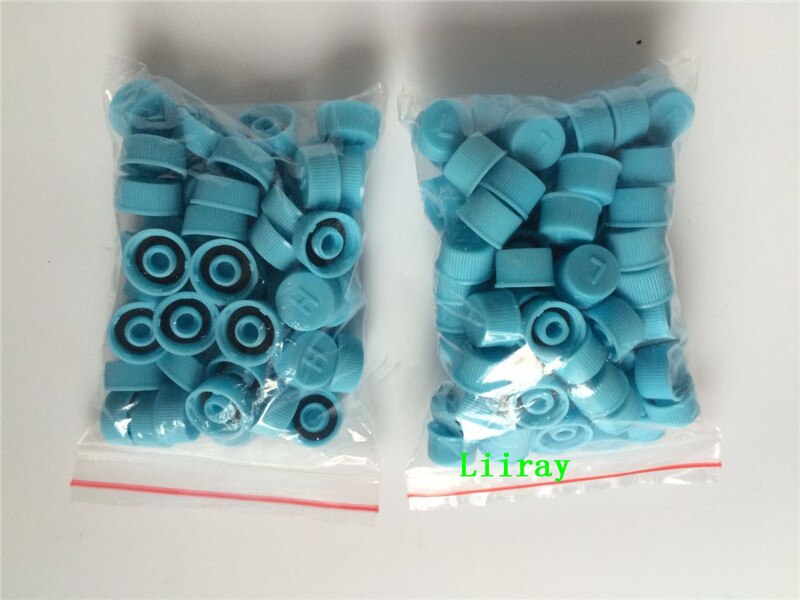 auto ac valve cap refrigerant valve dust cap sealing cover Universal R134a valve core needle valve cover 100 PAIR