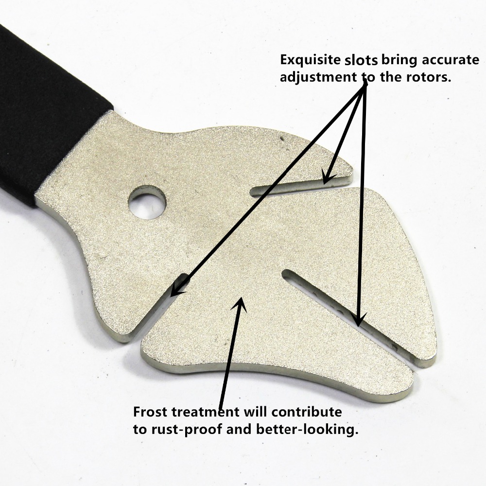 Fiets Brake Rotor Tool Adjustor En Remblokken Split Aparte