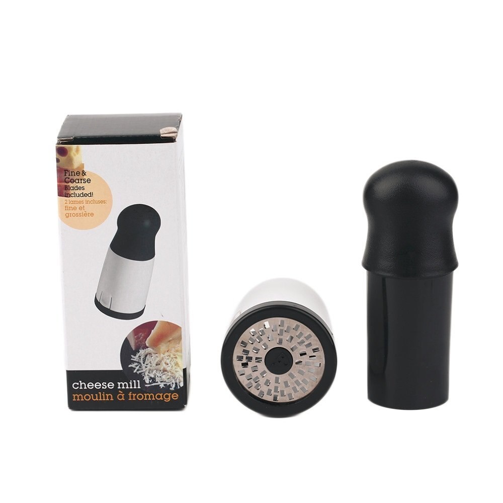 Cheese Grater Baking Tools Cheese Slicer Mill Kitchen Gadget with 2 Differnt Blades Changeable Blades