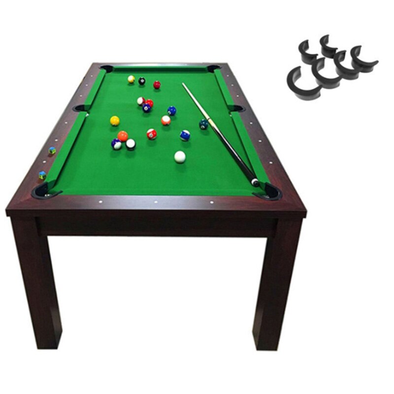 6 st/set biljard biljardbord valley pocket liners gummi biljard tillbehör biljard hål tuggummi snooker tillbehör