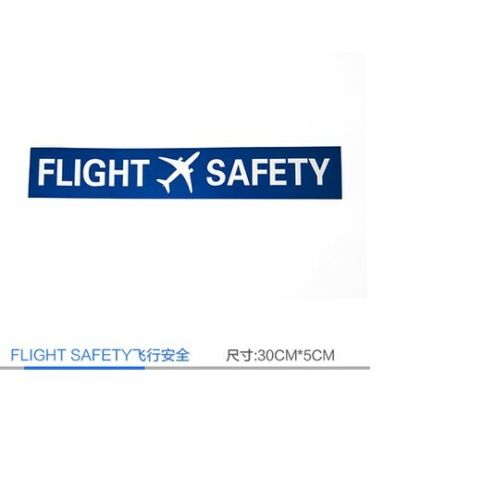 Aviation Signature Mark Sticker, Water Proof for Pilot Flight Crew Aircraft Airport: Orange