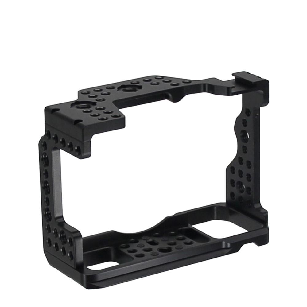 Aluminum Alloy Camera Cage Video Stabilizer with 1/4" Threaded Hole/Cold Shoe Mount for Sony A7RIII / A7M3 / A7III SLR Camera