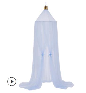 Di nuovo modo Del bambino Retine E Zanzariere Principessa cupola Letto A Baldacchino per Bambini Biancheria Da Letto Rotondo Del Merletto di Zanzara Netto per Il bambino Che Dorme 7 colori: leggero blu
