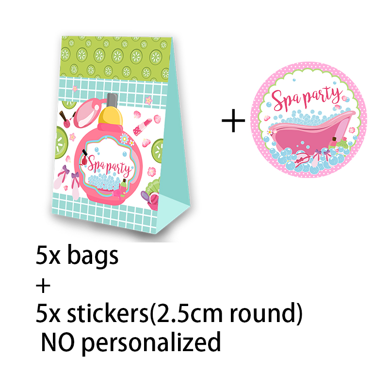 SPA Theme Party Favor Popcorn Box Candy Box Box theme Birthday Party Supplies Decoration Party Suppli: Candy Box-K-5PCS