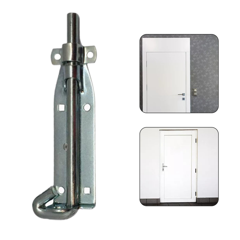Home Wooden Gate Bedroom Door Bolt Shed Heavy Duty Latch Patio Garden Courtyard Hook Head Bolt Can Be Hooked Heavy-Duty Lock