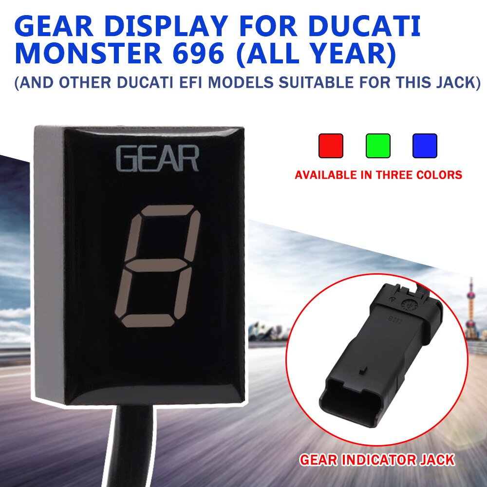 Motorcycle Speed Display Meter Gear Indicator For Ducati Monster 696 821 796 1200 Scrambler 800 Supersport 937