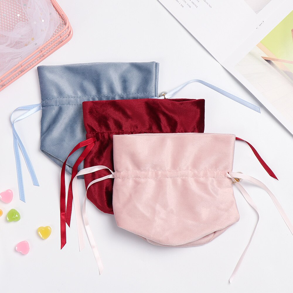 Trekkoord Zoete Candy Pouch Fluwelen Koord Tassen Multifunctionele Sieraden Bag Baby Shower Accessoires Bruiloft Gunsten