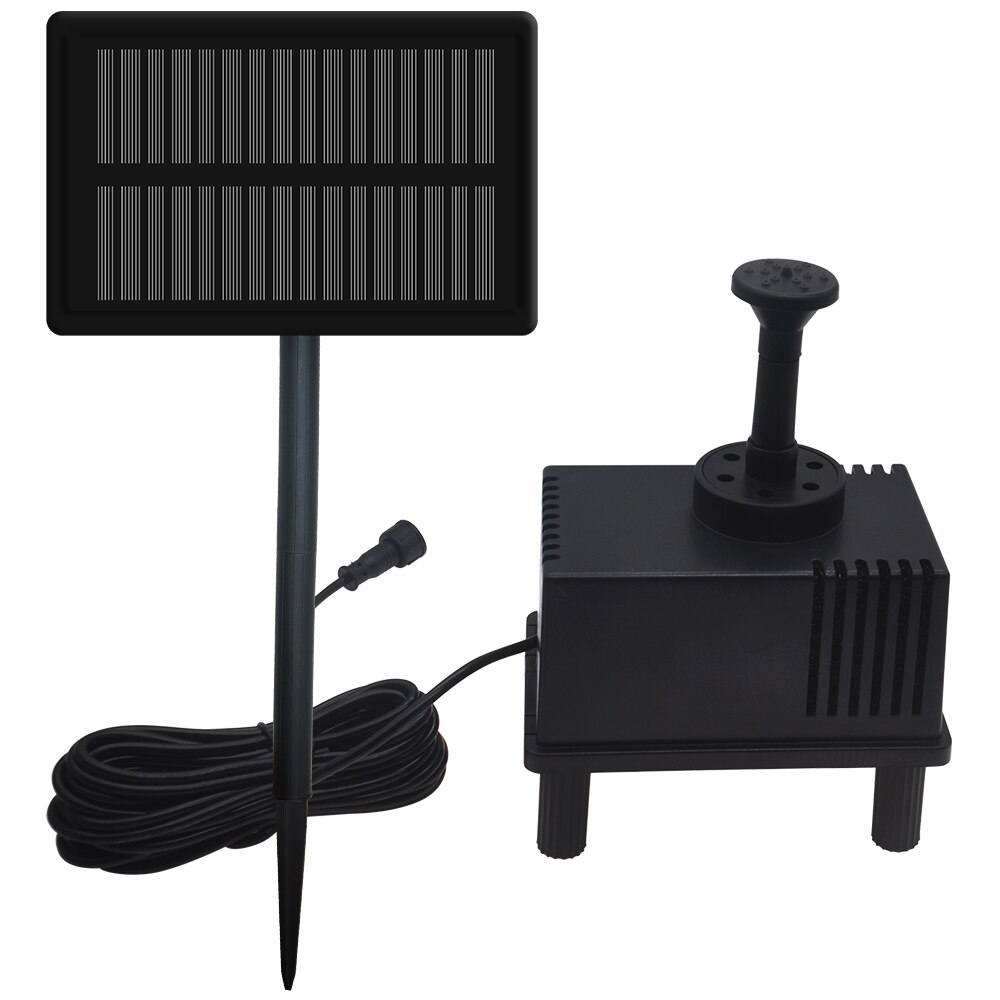 Solar Power Water Pump Fountain Panel Garden Pool Pond Outdoor Solar Panel Fountain Floating Garden Decoration Waterfall 40%off: Solar water pump 1