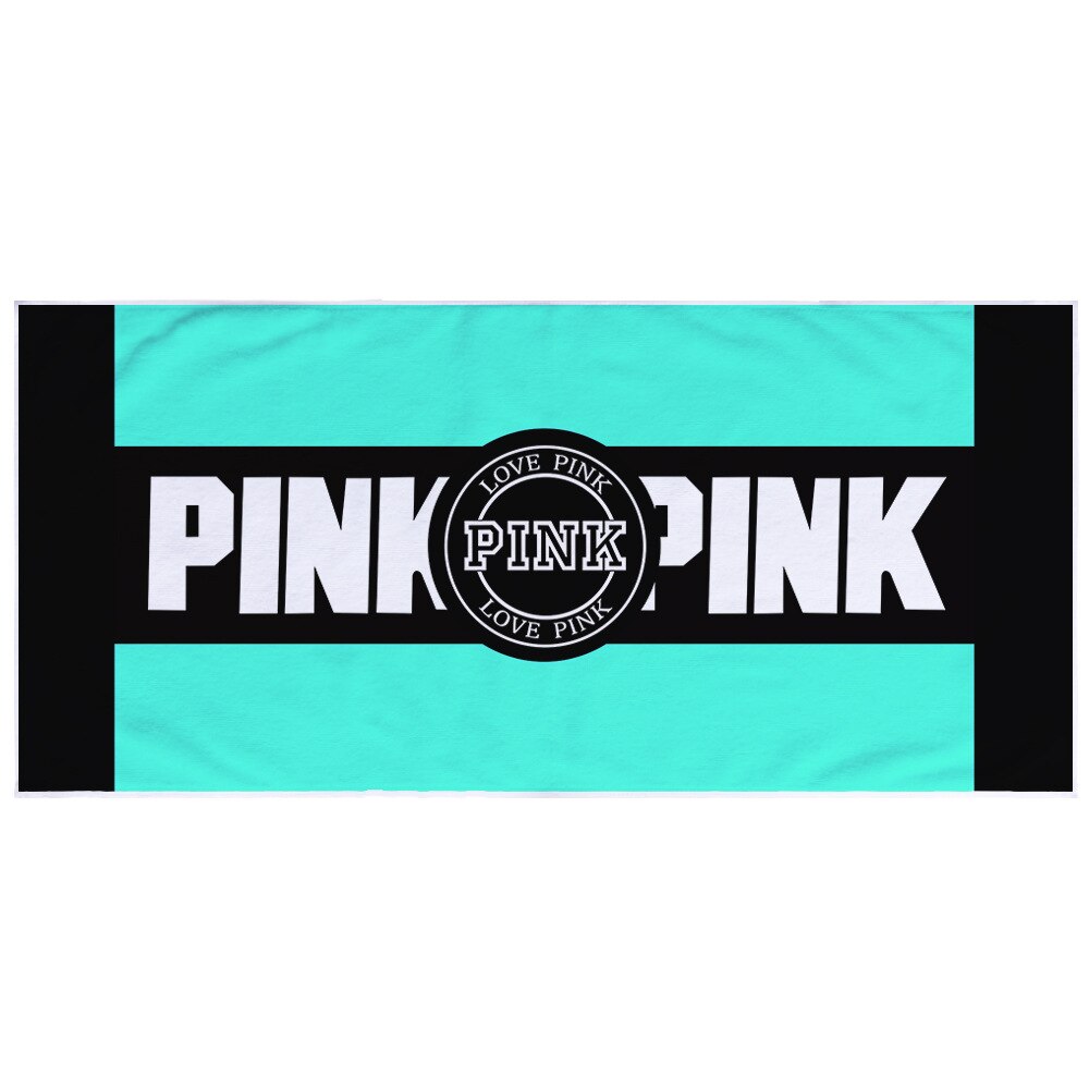 150X75Cm Roze Liefde Luipaard Print Strand Handdoek Super Absorberende Zachte Microfijne Reizen Sport Microfiber Zwemmen Bad handdoeken