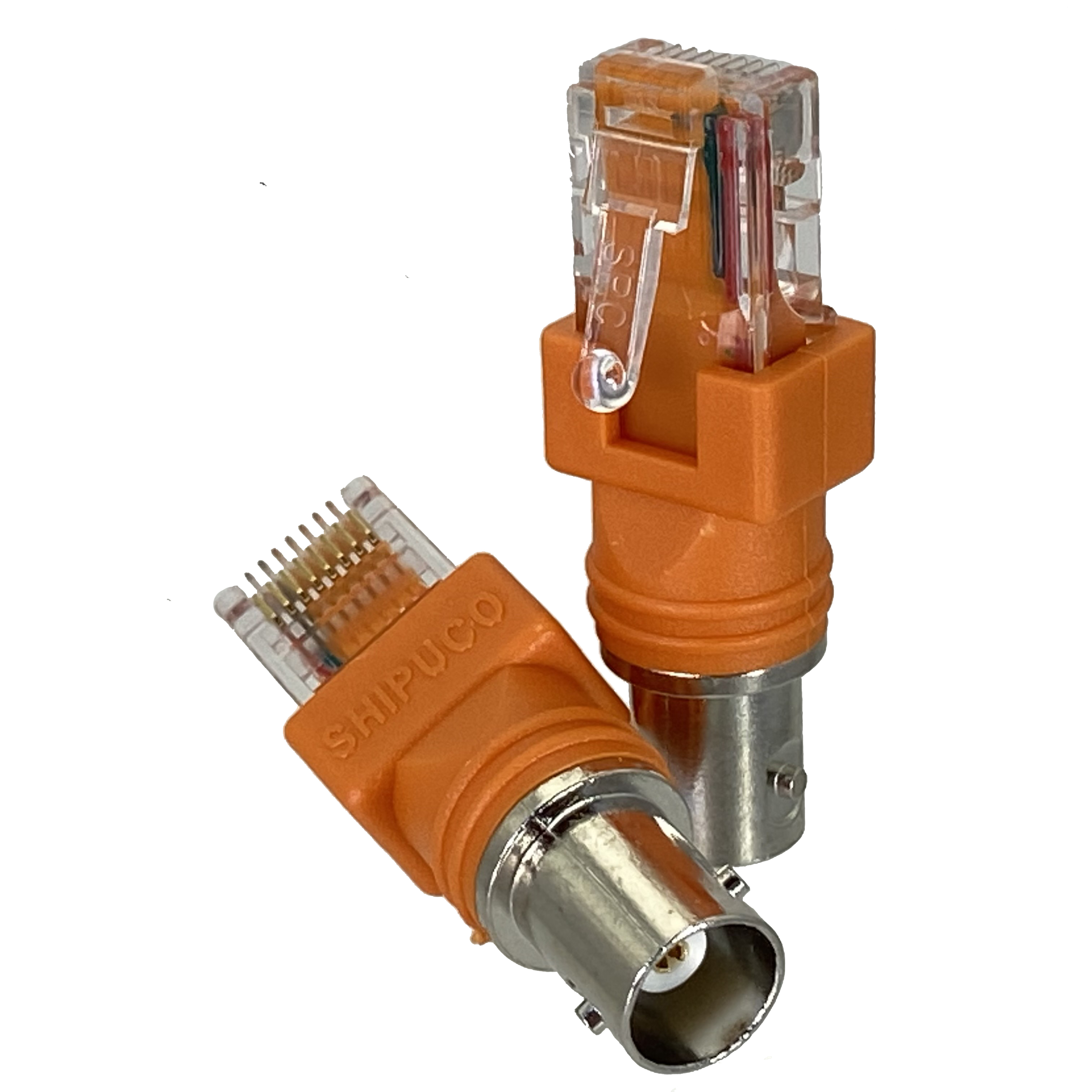 1 pz connettore adattatore BNC femmina a RJ45 maschio accessorio per tenere sotto controllo per montaggio a pannello su telaio