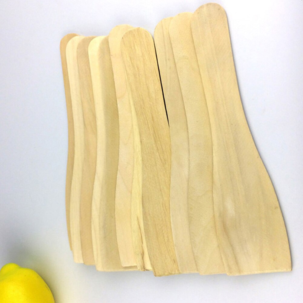 Eco-friendly Smooth Practical Durable Wooden Turner Cooking Spatula Home