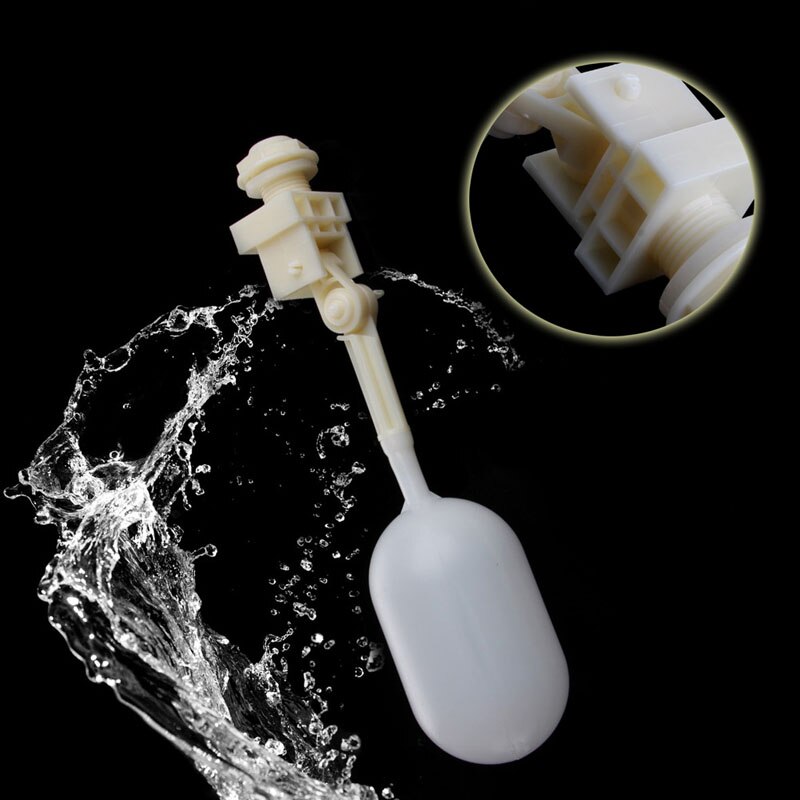 1/2 "Plastic Vlotter Kogelkraan Cut Automatische Vulling Aquarium Aquarium Water Vlotter