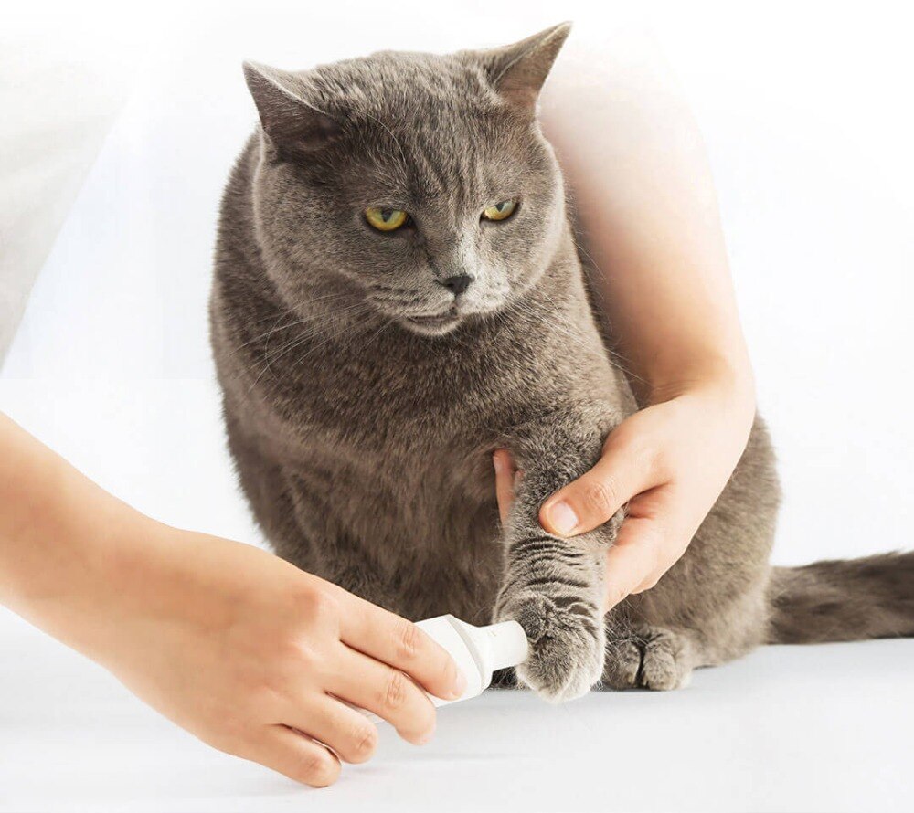 Pawbby Pet cat dog Electric Nail Polisher Portable Manicures Pets Scissors Nail Care Trimmer Low Noise Safety Cutter