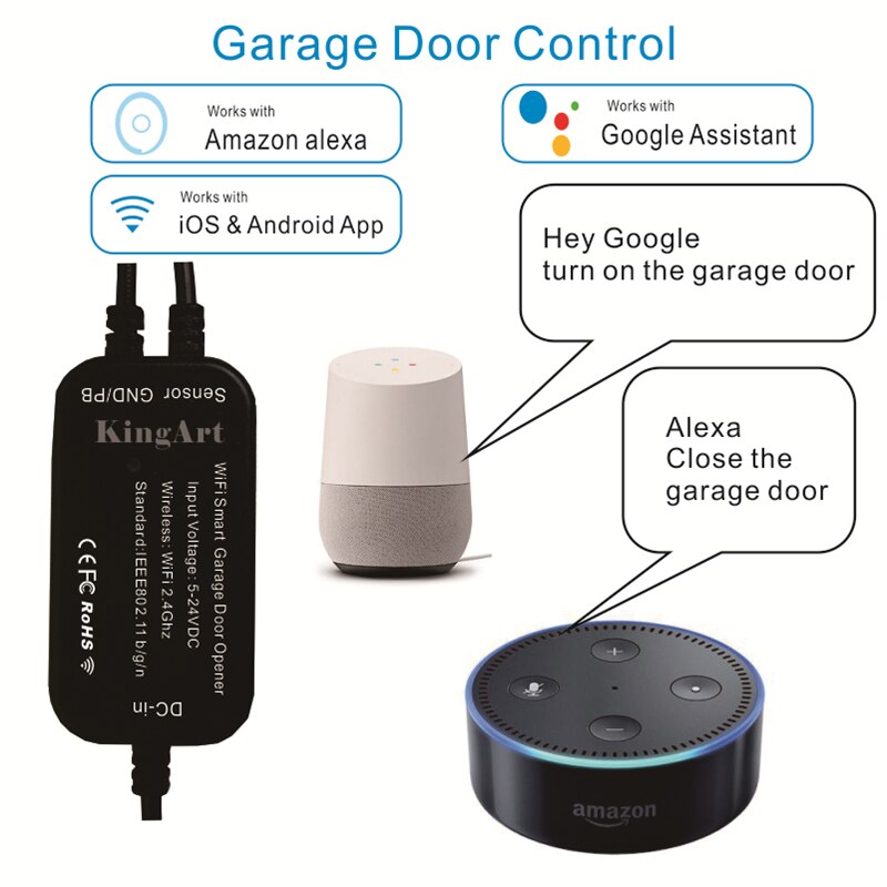 Photo inspiration: Gallery Detail: Ewelink WiFi Smart Garage Door Opener Rolling Shut