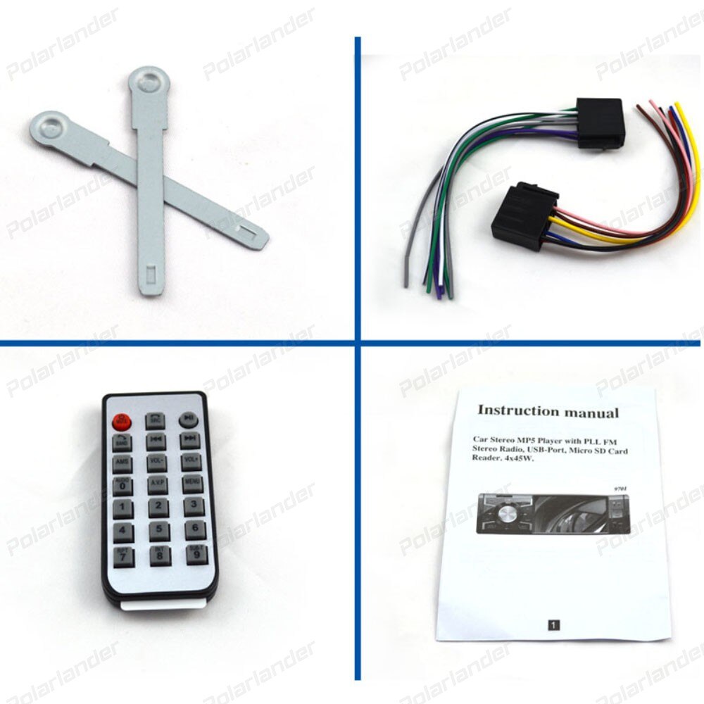 4 inch Car Mp5 MP4 Player stereo radio Bluetooth aux in USB SD Card video Player support rear view camera with Remote Control