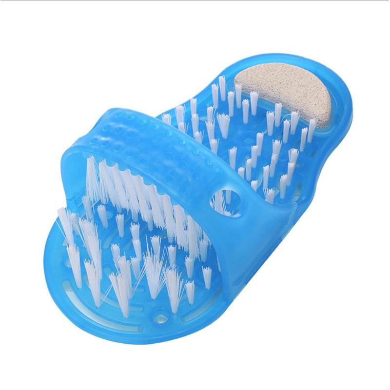 Limpiador de pies para ducha, herramienta Exfoliante para Spa, baño, cepillos para pies, elimina la piel muerta, 1 unidad: blue