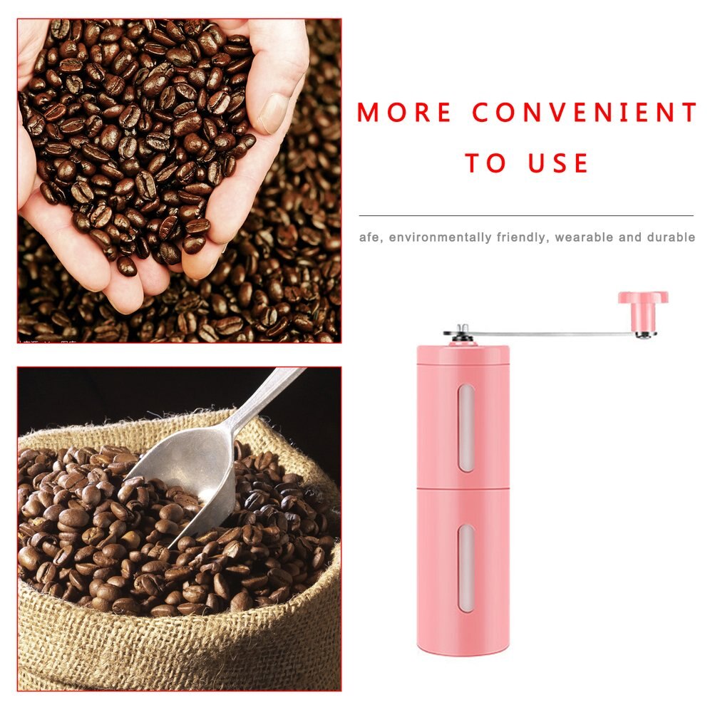 Coffee Grinder Manual Coffee Mill Mini Hand Coffee Grinder Mill Portable Home Kitchen Travel Hand Coffee Bean Grinder
