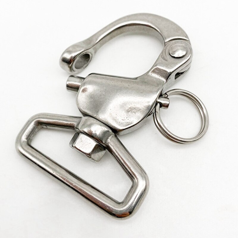 Stainless Steel Swivel Shackle Quick Release Boat Anchor Chain Eye Shackle Swivel Snap Hook For Marine Architectural