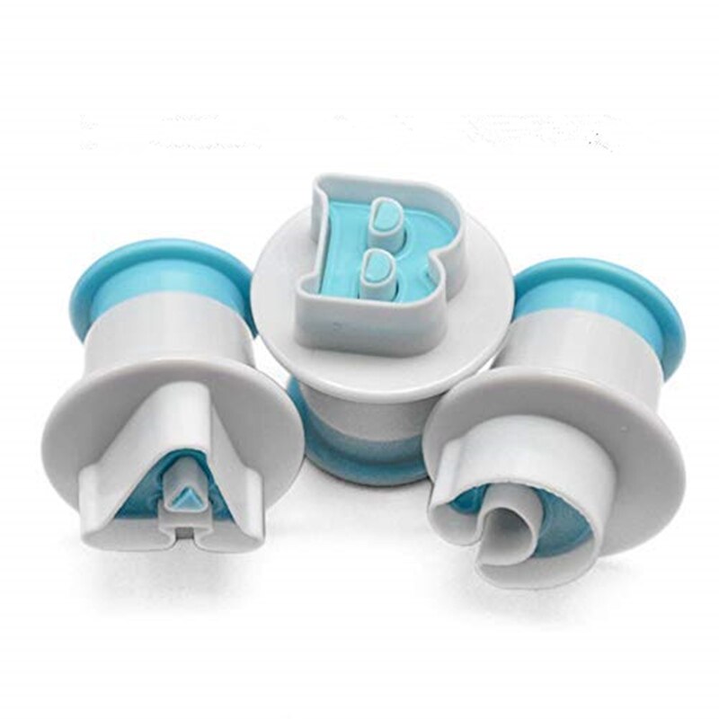 Alfabet Nummer Biscuit Cutter Kleine Letters Hoofdletters Letter Cake Decorating Cookie Gereedschap Stempel Mold Dessert Bakken Accessoires