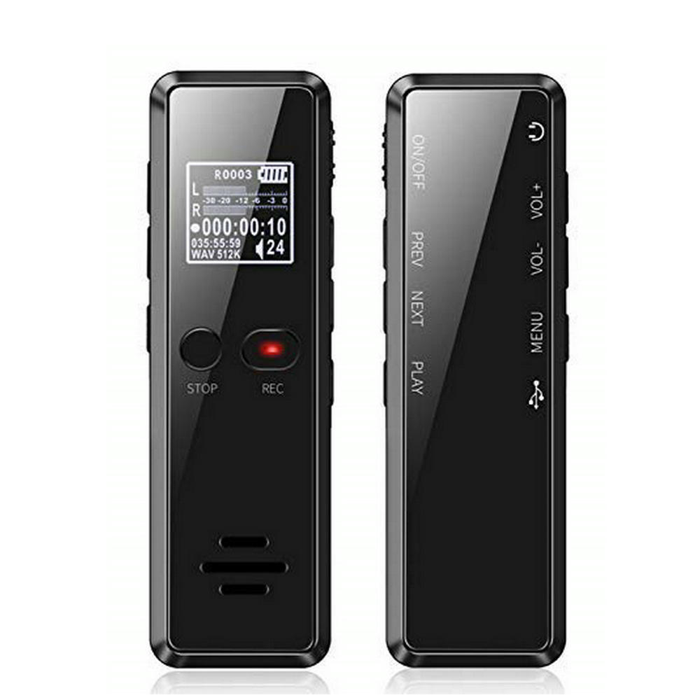 V90 Dictafoon Professionele Digitale Voice Recorder 32G 64G 128Gb Lange Tijd Voice Activated Flac Lossless Hifi Mini MP3 Speler