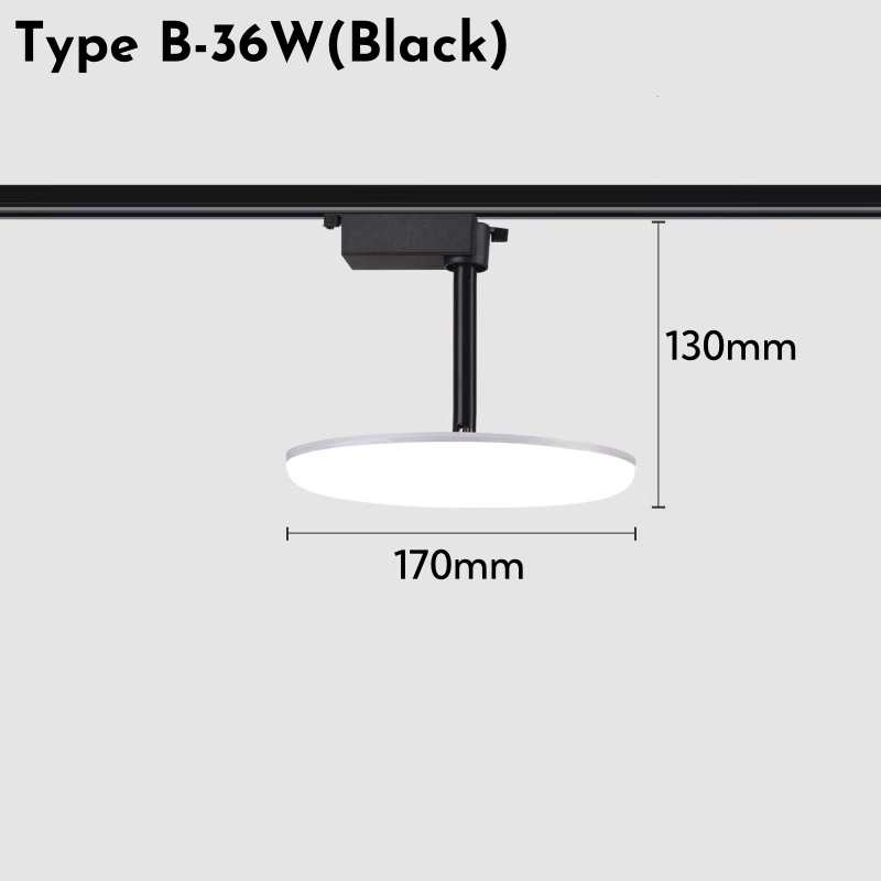 Ultradunne Ronde LED Spoor Licht 24W 36W 50W Draaibare Plafond Rail Lampen Foyer Kledingwinkel kantoor Indoor Vullen Spoor Verlichting